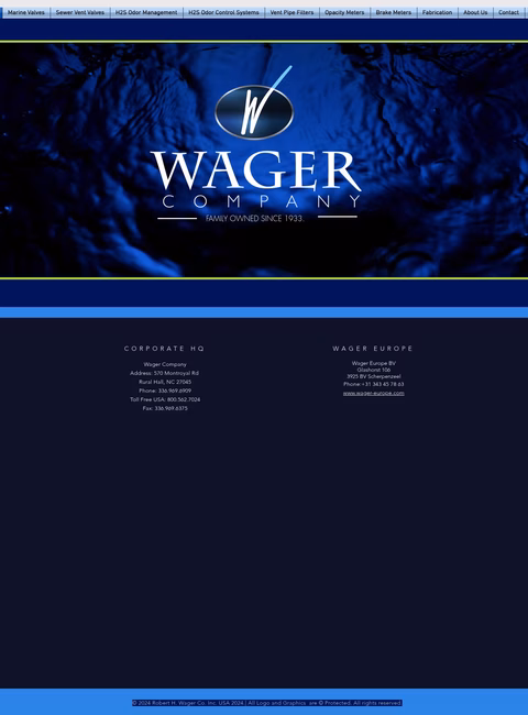 H-Wager-Company Homepage 1440px