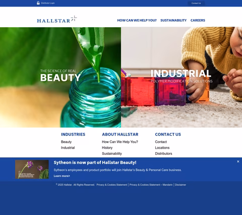 Hallstar-Co Homepage 1440px