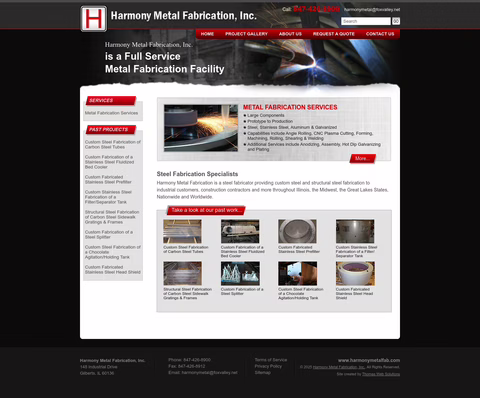 Harmony-Metal-Fabrication Homepage 1440px