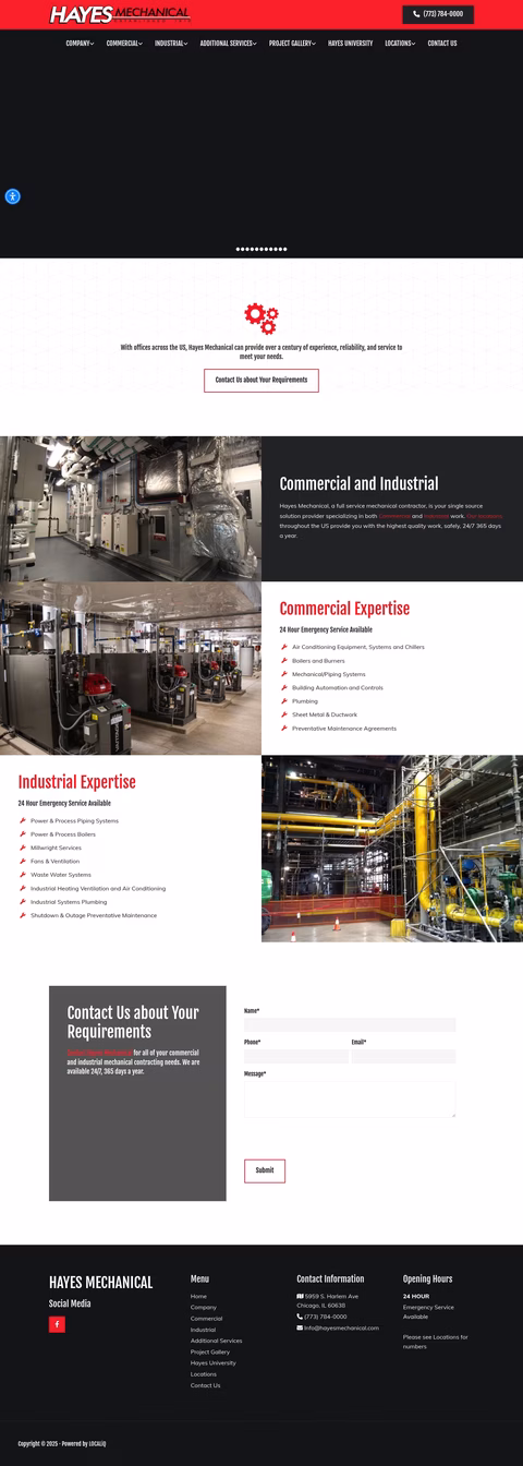 Hayes-Mechanical Homepage 1440px