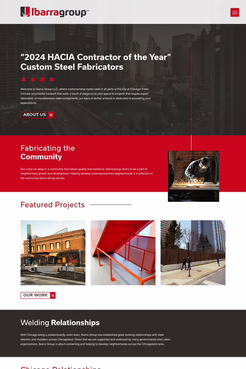 Ibarra-Group Homepage 1440px