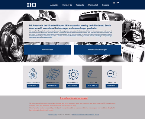 Ihi-Turbo-America Homepage 1440px