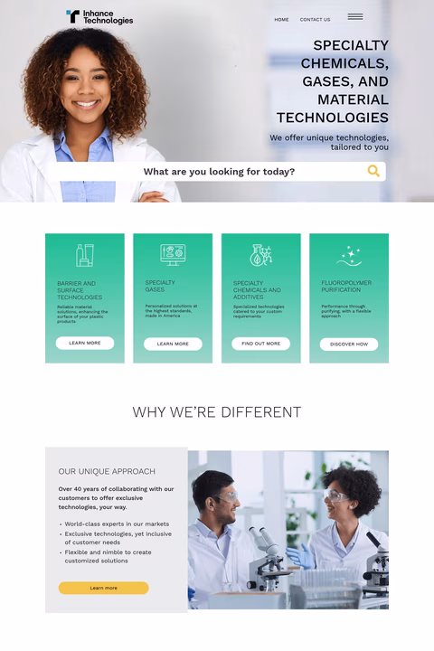 Inhance-Technologies Homepage 1440px