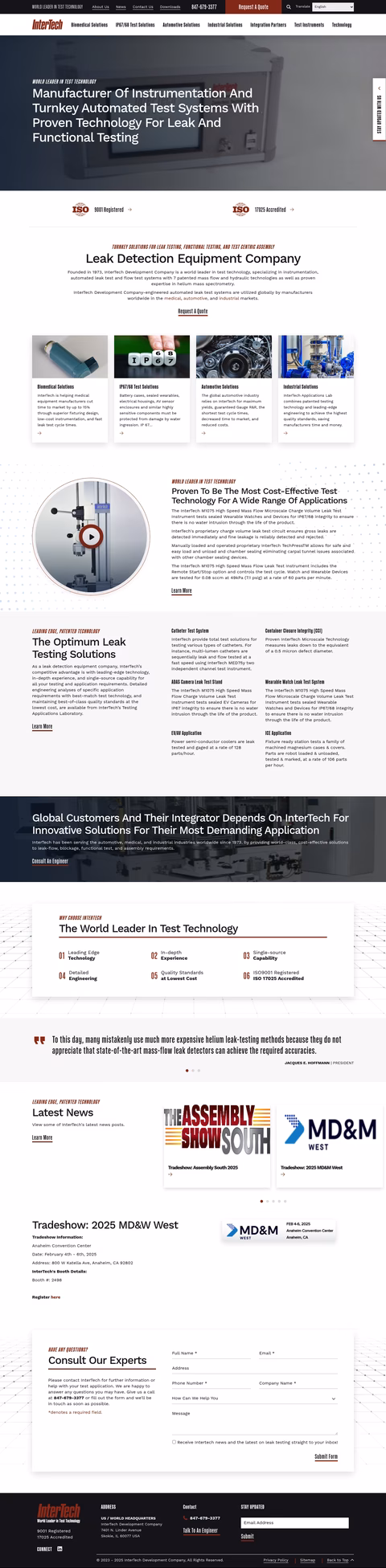 Intertech-Development-Company Homepage 1440px