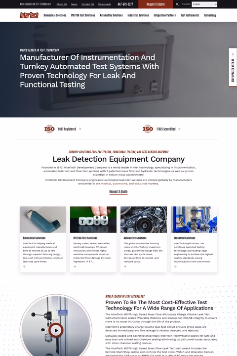 Intertech-Development-Company Homepage 1440px