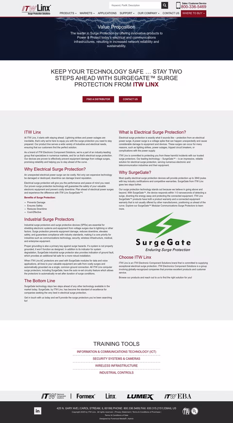 Itw-Linx Homepage 1440px