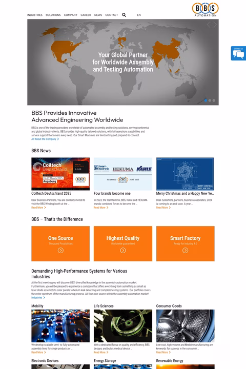 Bbs-Automation Homepage 1440px