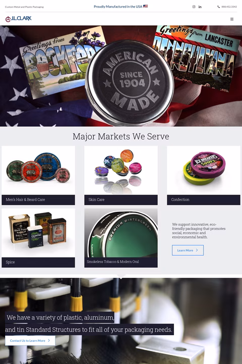 J-L-Clark Homepage 1440px