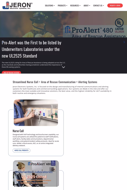 Jeron-Electronic-Systems Homepage 1440px