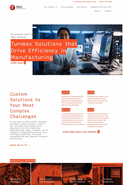 Joule-Technologies Homepage 1440px
