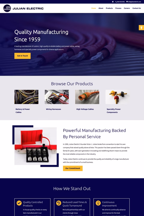 Julian-Electric Homepage 1440px