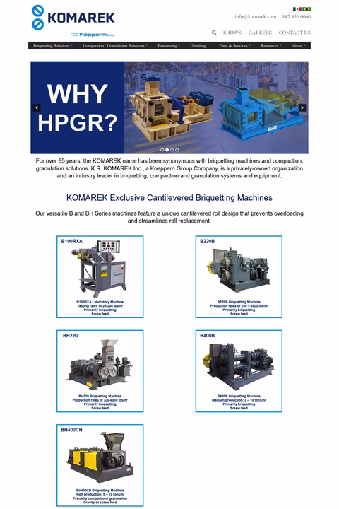 Komarek Homepage 1440px