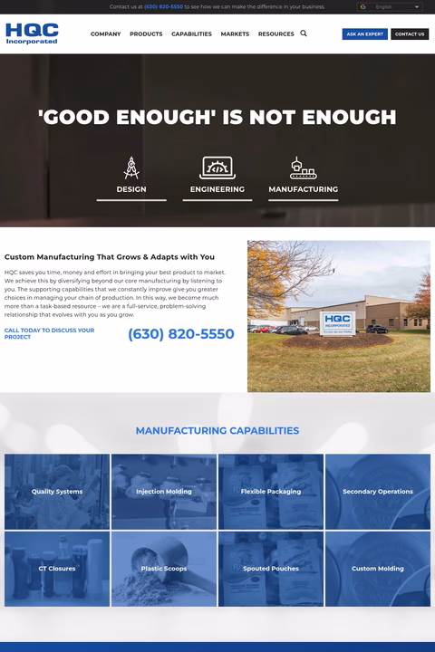 Hqc-Inc Homepage 1440px