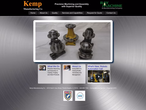 Kemp-Manufacturing-Co Homepage 1440px