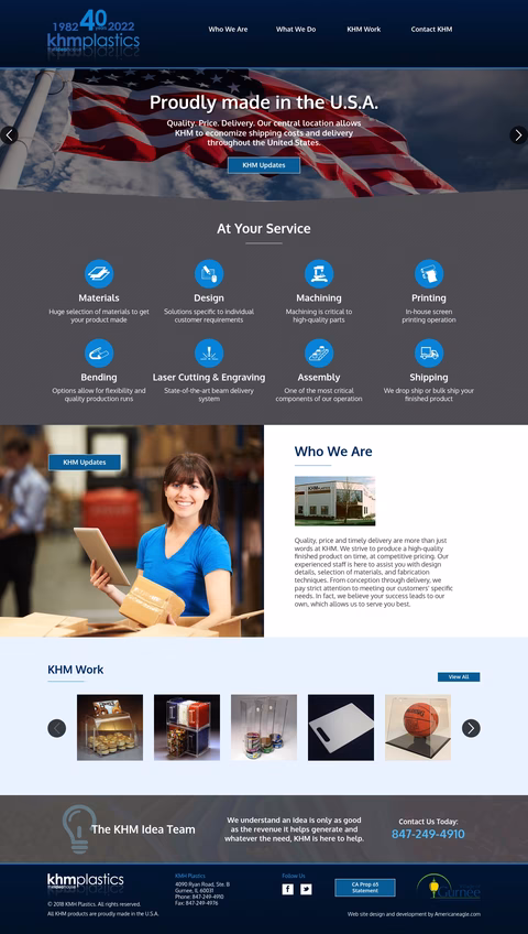 Khm-Plastics Homepage 1440px