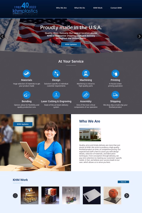 Khm-Plastics Homepage 1440px