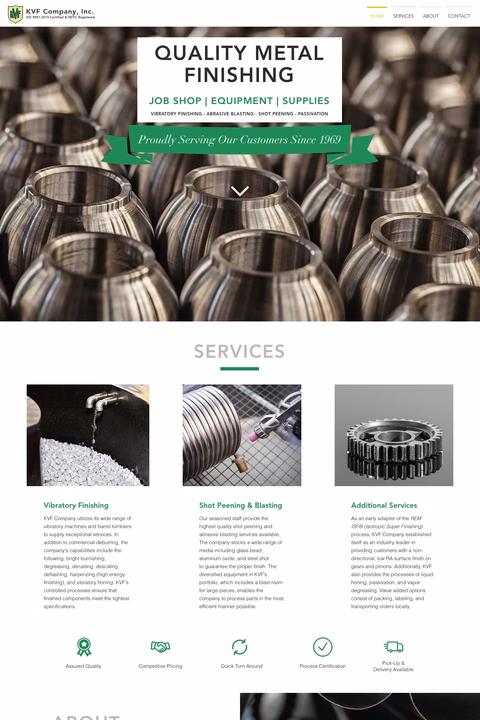 Kvf-Company Homepage 1440px