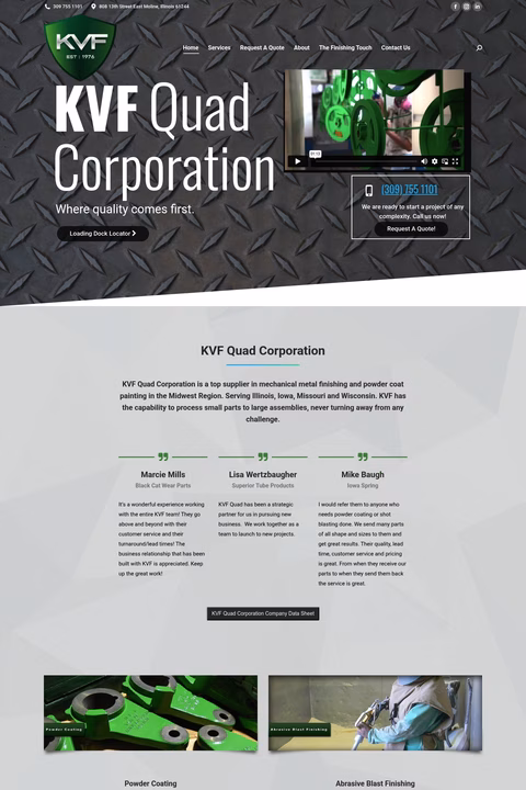 Kvf-Quad-Corporation Homepage 1440px