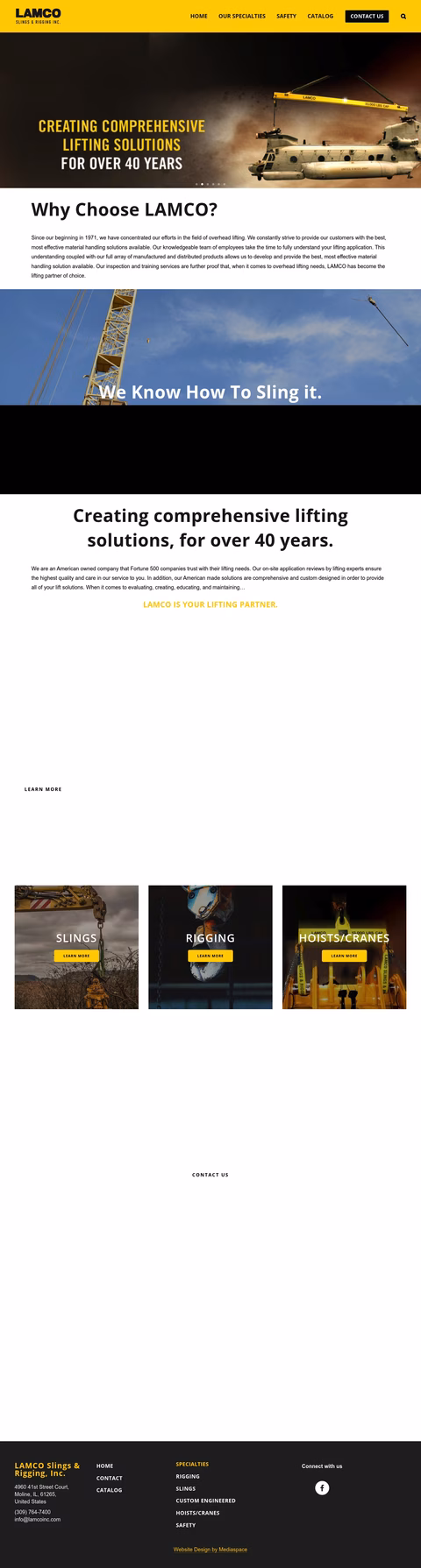 Lamco-Slings-Rigging Homepage 1440px