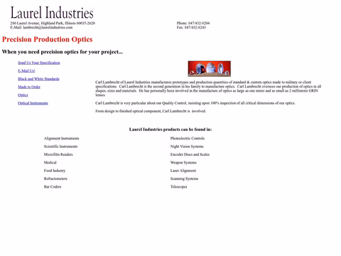 Laurel-Industries Homepage 1440px