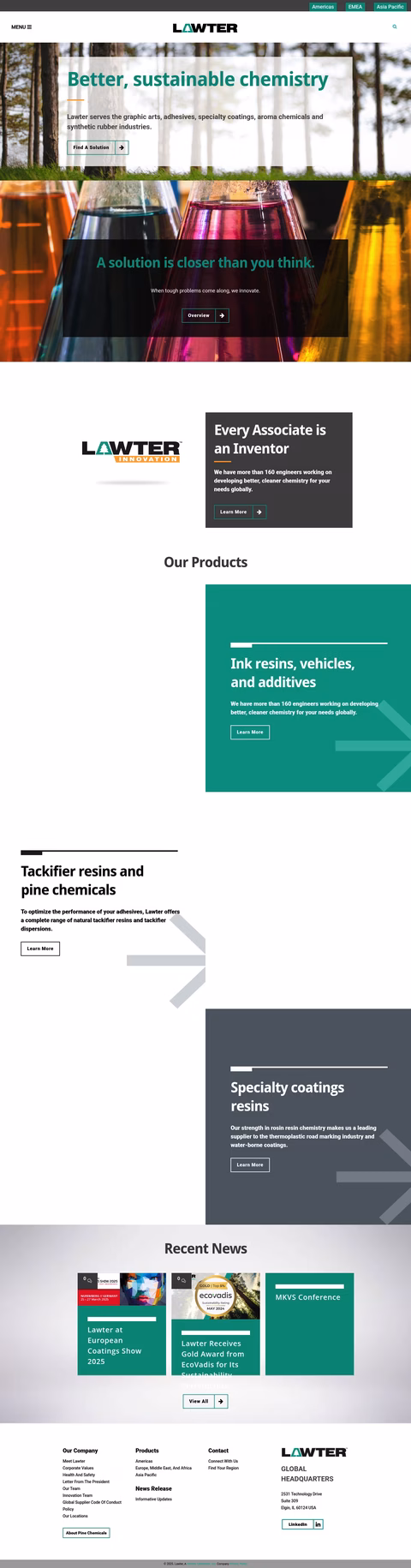 Lawter-Inc Homepage 1440px