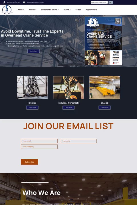 Lift-Solutions Homepage 1440px