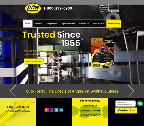 Liftex-Corporation Homepage 1440px
