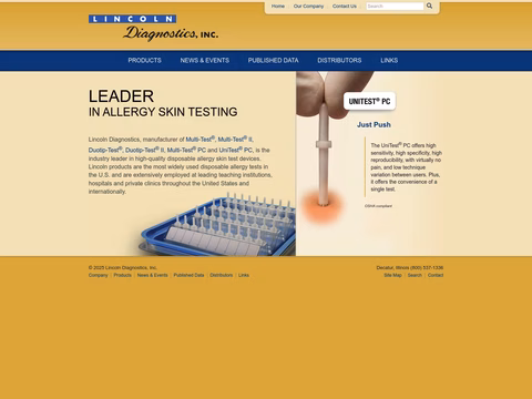 Lincoln-Diagnostics Homepage 1440px