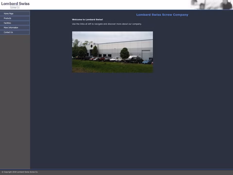 Lombard-Swiss-Screw-Company Homepage 1440px