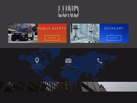 Lund-Industries Homepage 1440px