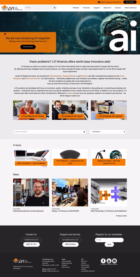 Lvi-America Homepage 1440px