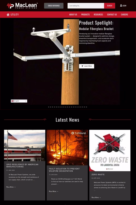 Maclean-Power-Systems Homepage 1440px