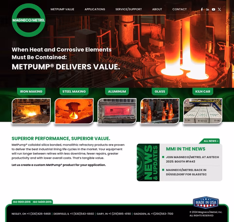 Magneco-Metrel Homepage 1440px