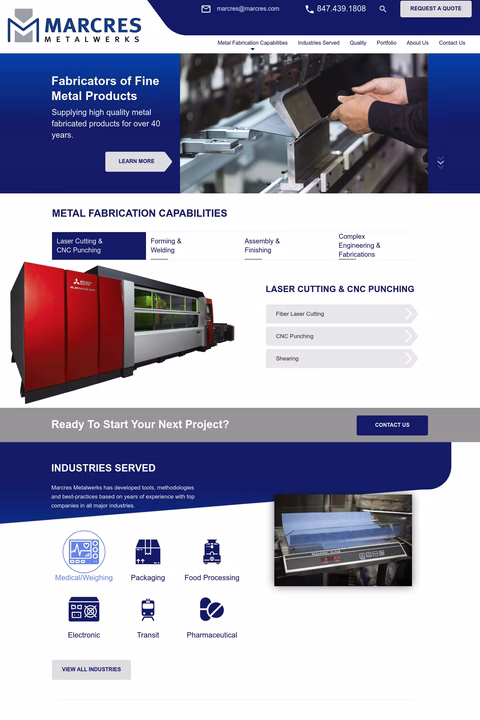 Marcres-Manufacturing Homepage 1440px