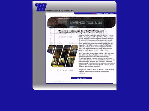 Marengo-Tool-Die-Works Homepage 1440px