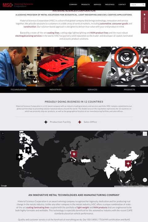 Material-Sciences-Corporation Homepage 1440px