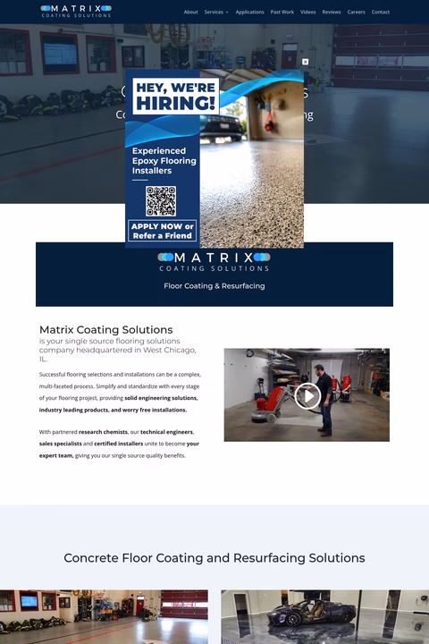 Matrix-Coating-Solutions Homepage 1440px