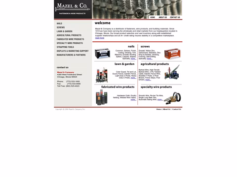 Mazel-Co Homepage 1440px