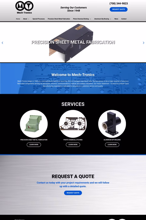 Mech-Tronics Homepage 1440px