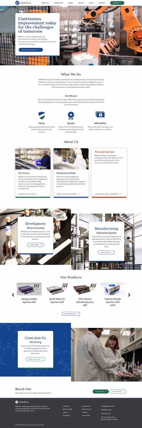 Medefil Homepage 1440px