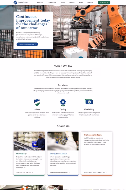 Medefil Homepage 1440px