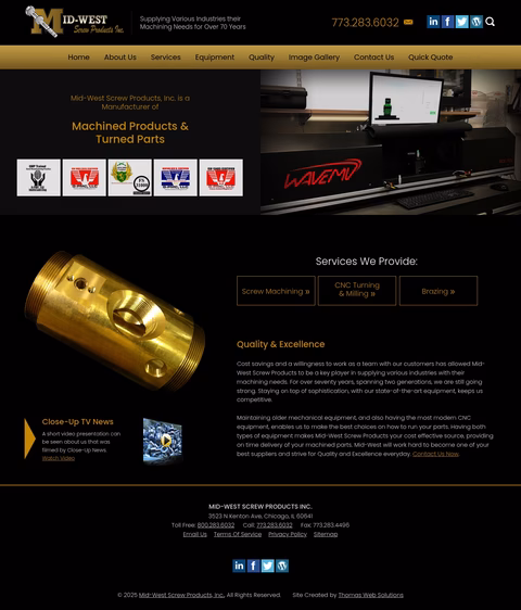 Mid-West-Screw-Products Homepage 1440px