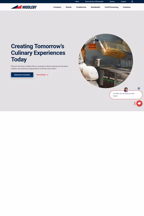 Middleby-Corporation Homepage 1440px