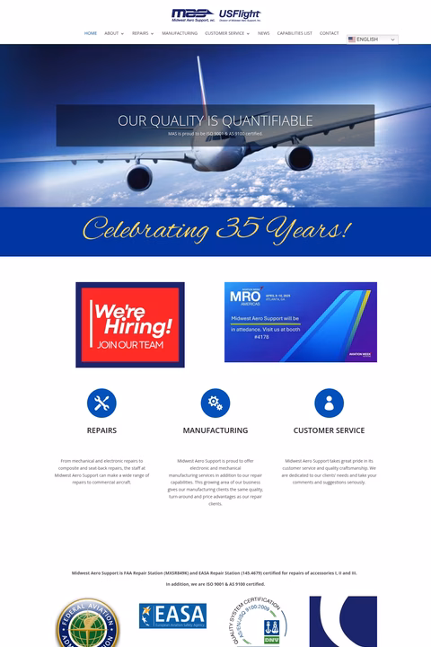 Midwest-Aero-Support Homepage 1440px