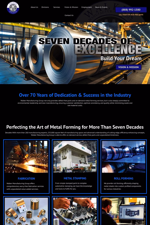 Walker-Manufacturing-Group Homepage 1440px