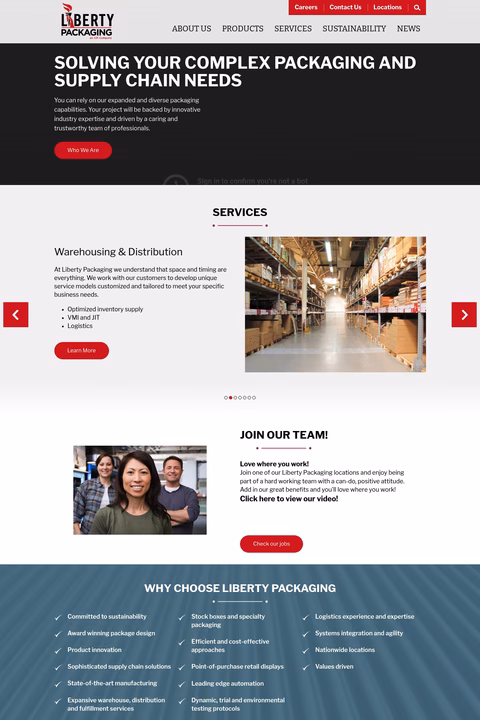 Liberty-Packaging-Inc Homepage 1440px
