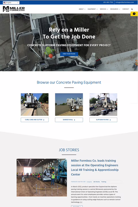 Miller-Formless Homepage 1440px