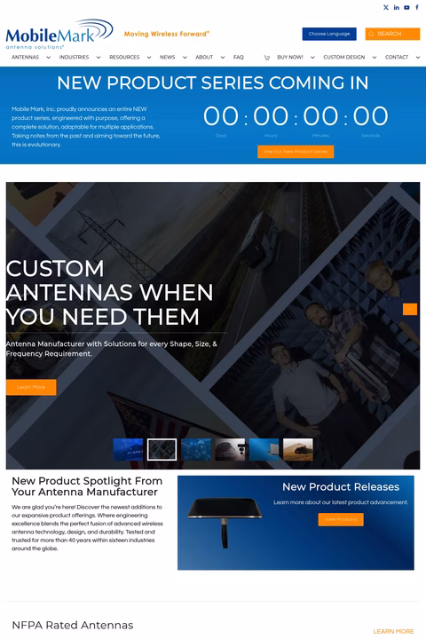 Mobile-Mark Homepage 1440px