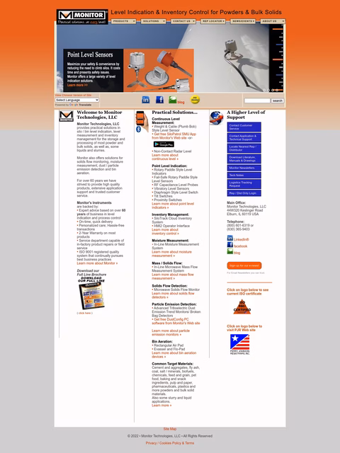 Monitor-Technologies Homepage 1440px