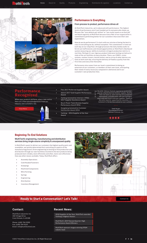 Multitech-Industries Homepage 1440px